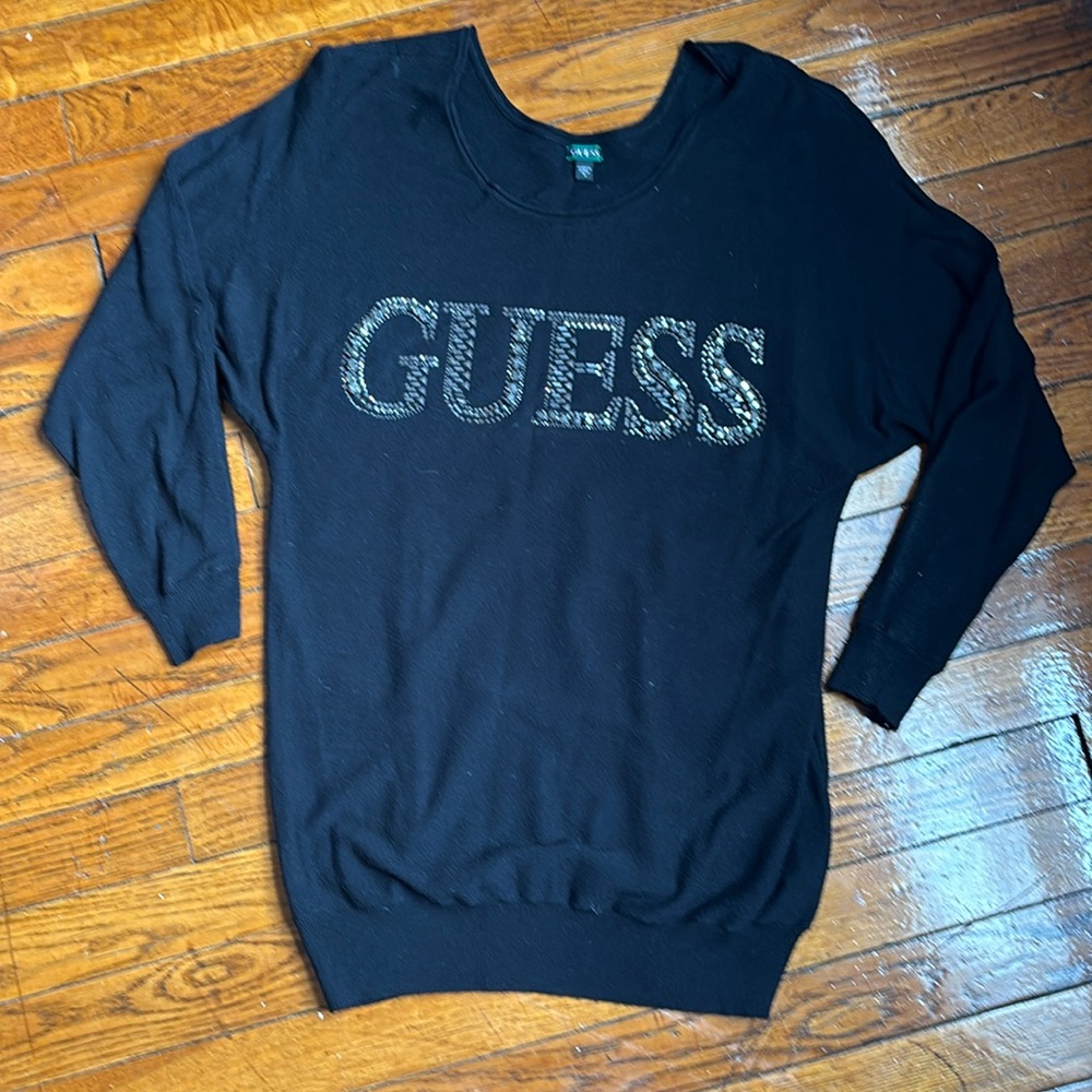 Guess size small beaded sweater worn a couple times!